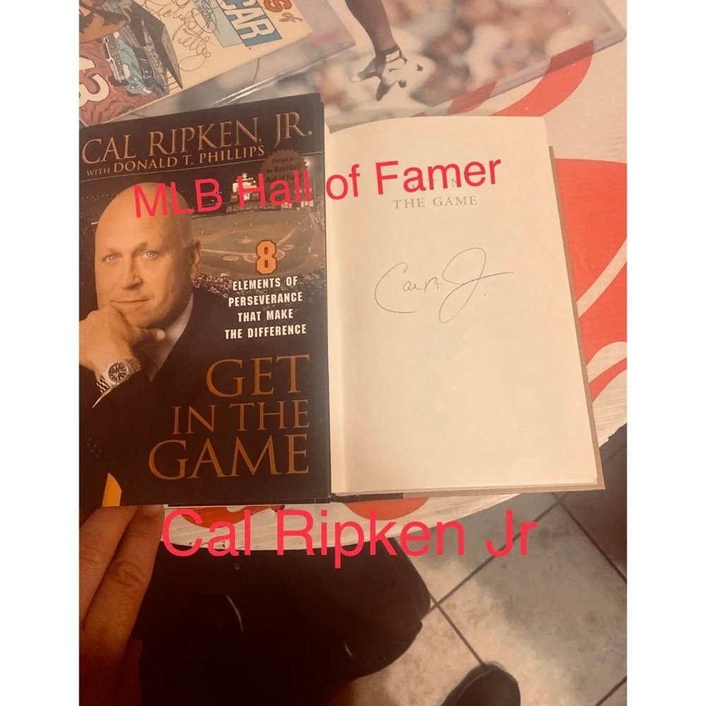 Cal Ripken Jr. Signed Book COA